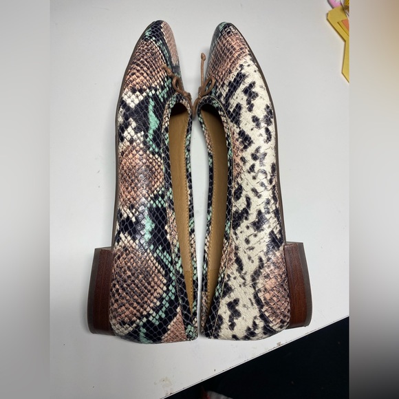 NWOT Madewell Leather Adele Ballet Flats - Picture 7 of 9